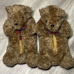 Adorable bear slippers women's‎ 5-6